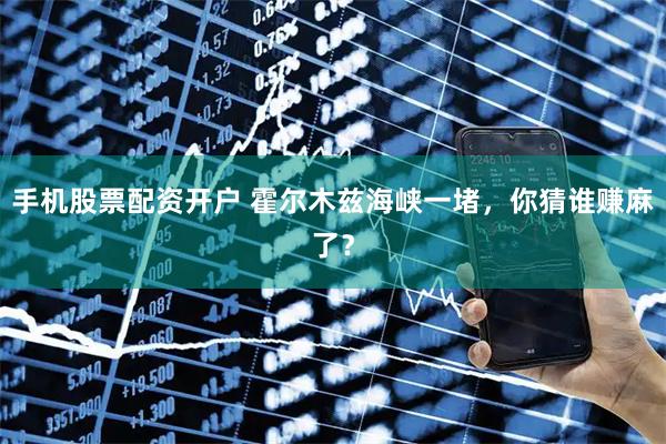 手机股票配资开户 霍尔木兹海峡一堵，你猜谁赚麻了？